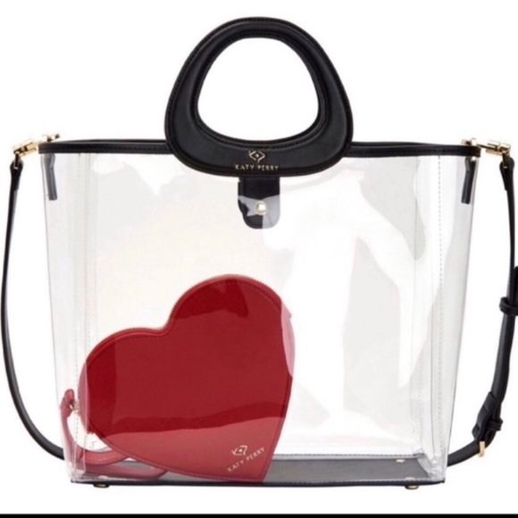 Katy Perry Heart ❤️ Clear Tote 👜 NWT - Picture 3 of 11